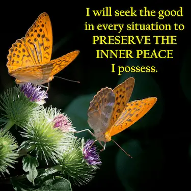 Affirmations Inner Peace and Serenity