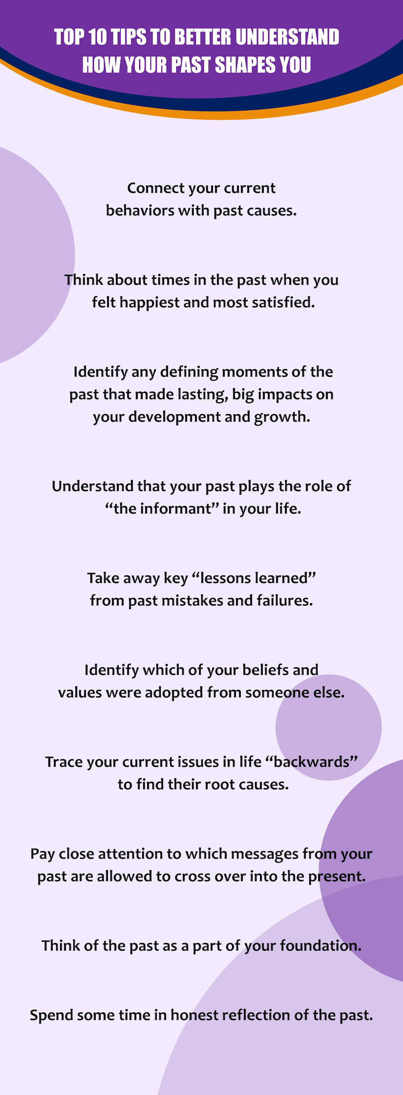 Top 10 Tips To Better Understand How Your Past Shapes You